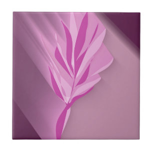 Bright flower. ceramic tile