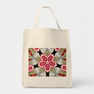 Bright Flower Grocery Tote Bag