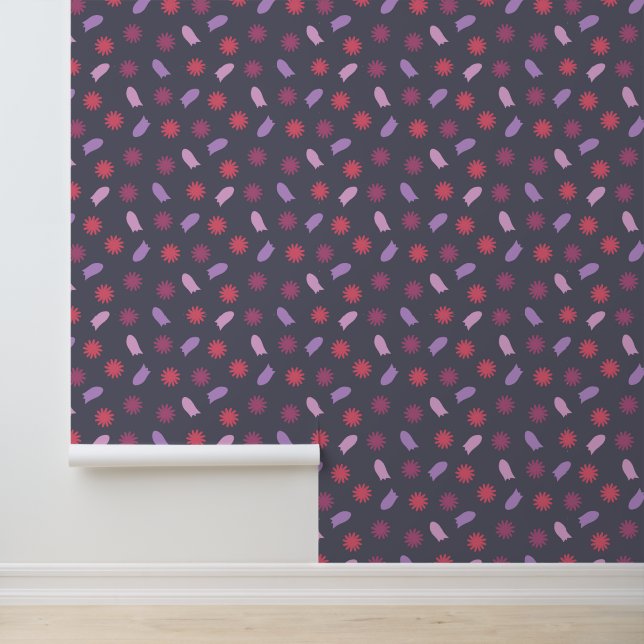 bright flower pattern wallpaper  (Application)