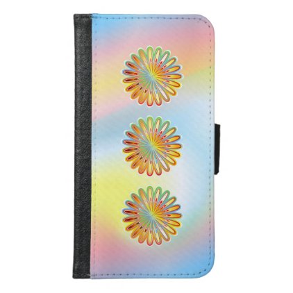 Bright Flower Samsung Galaxy S6 Wallet Case