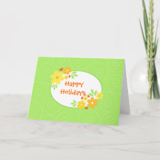 Bright flowers - Card