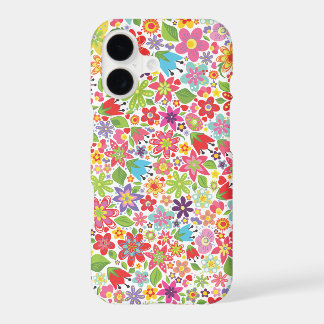 Bright Flowers Pattern IPHONE 17 Case