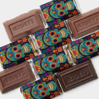 Bright Folk Art Sugar Skull Day of the Dead Party