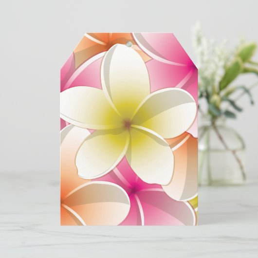 Bright Frangipani/ Plumeria flowers (Standing Front)