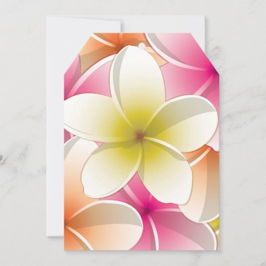 Bright Frangipani/ Plumeria flowers (Front)