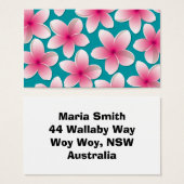 Bright Frangipani/ Plumeria flowers (Front & Back)