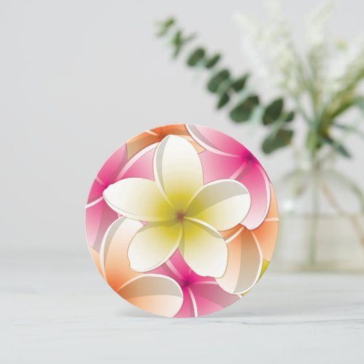 Bright Frangipani/ Plumeria flowers (Standing Front)