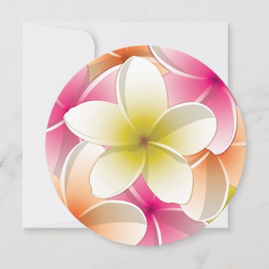Bright Frangipani/ Plumeria flowers (Front)