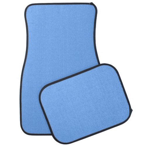 Bright French Blue Set of Car Mats