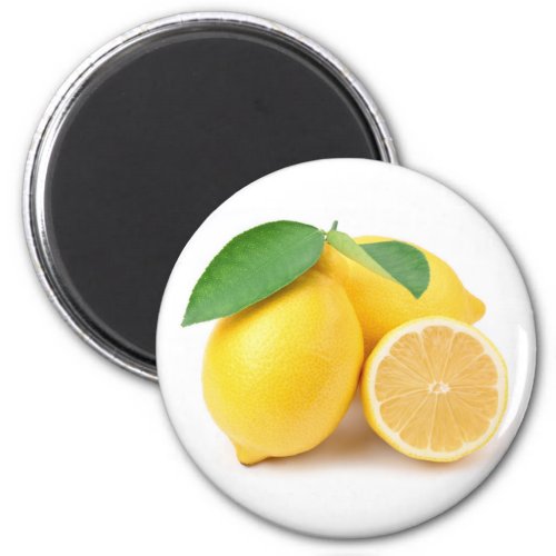 Bright  Fresh Yellow Lemons Magnet