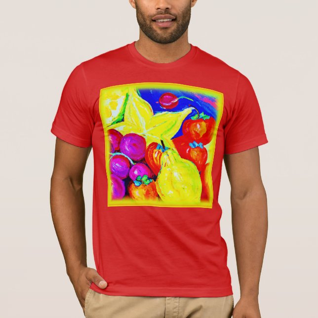Bright Fruits and Stellar Skies. Buy Now T-Shirt (Front)