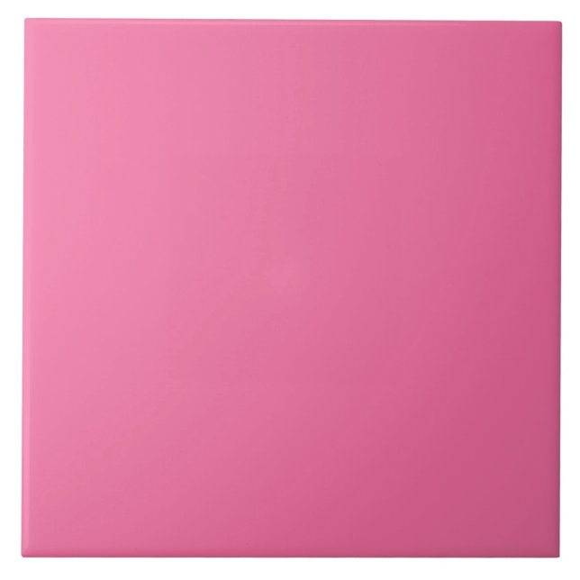 Bright Fuchsia Pink tile (Front)