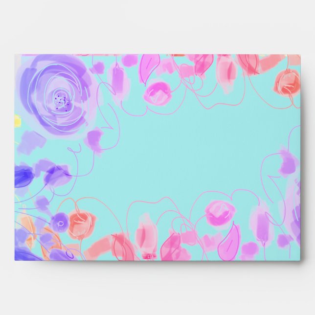 Bright fun and colorful envelope (Front)