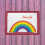 Bright Fun Rainbow  Personalized Trifold Wallet