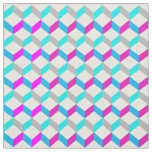 Bright Funky 3D Optical Illusion Patterned Print Fabric