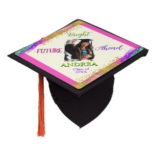 Bright Future Ahead Graduation Cap Topper