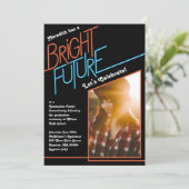 Bright Future Graduation Party Announcement (Standing Front)