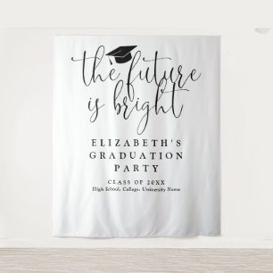 Bright Future Graduation Party Photo Backdrop