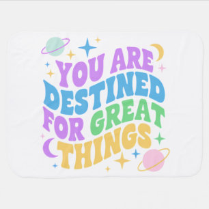 Bright Future Message for Brave Little Kids Baby Blanket