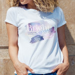 Bright Future Starry Iridescent Pastel Graduation T-Shirt<br><div class="desc">Celebrate the graduate with our dreamy iridescent pastel watercolor starry grad t-shirt. Our design features a sheer pastel watercolor iridescent holographic background with watercolor brush strokes and starry elements. "Bright Future" is displayed in an elegant typography. Personalize with grad's name,  and graduation year. Designed by Moodthology Papery</div>