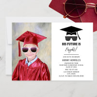 Bright Future Sunglasses Boy Photo Graduation