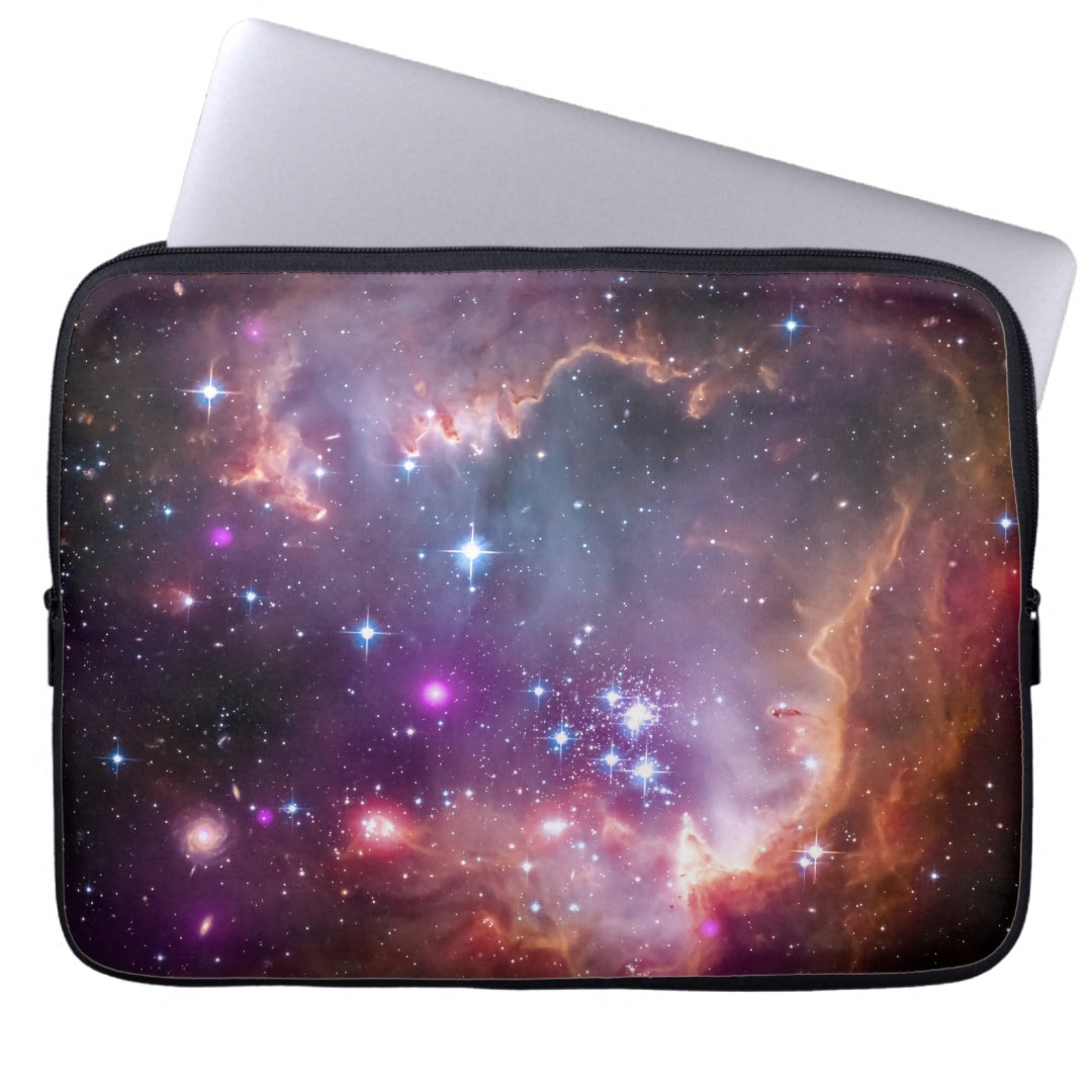 Bright galaxy laptop sleeve | Zazzle