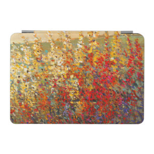 Bright Garden Mural of Spring Wildflowers iPad Mini Cover