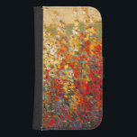Bright Garden Mural of Spring Wildflowers Phone Wallet<br><div class="desc">A majestically bright garden mural featuring spring wildflowers as the centerpiece. Tim O'Toole made this amazing landscape. Fans of Claude Monet or Winslow Homer should buy this work!</div>