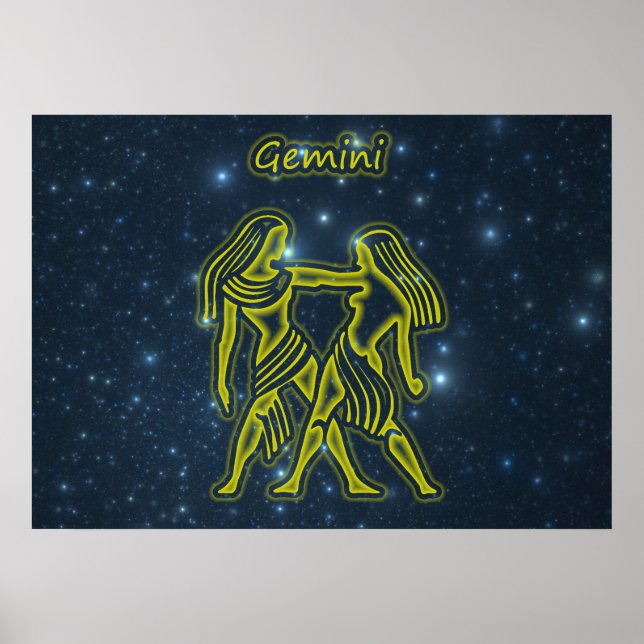 Bright Gemini Poster (Front)