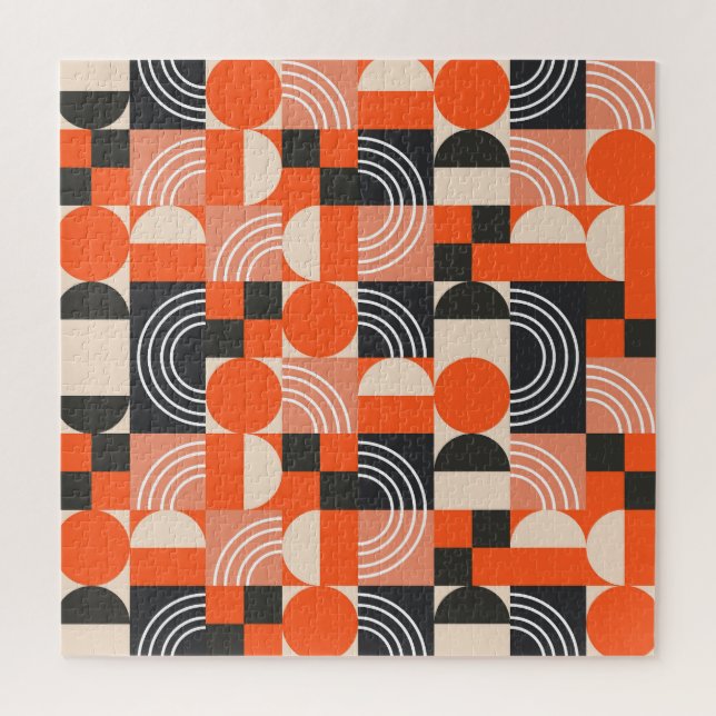 Bright geometric color block pattern. jigsaw puzzle (Vertical)