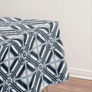 Bright Geometric Design Tablecloth