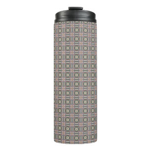 Bright Geometric Design  Thermal Tumbler