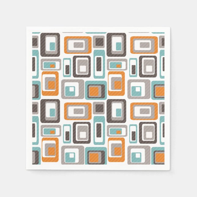 Bright geometric pattern. napkins (Front)