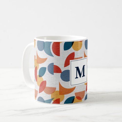 Bright Geometric Retro Abstract Midcentury Modern  Coffee Mug