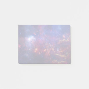 Bright Glowing Galaxy in Outer Space Post-it Notes