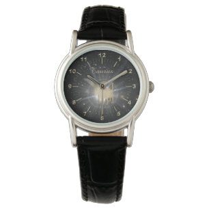 Bright golden Taurus Watch