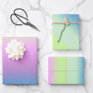 Bright gradient. wrapping paper sheets