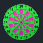 Bright Green and Pink Dartboard<br><div class="desc">Bright Green and Pink Dartboard Pattern!</div>