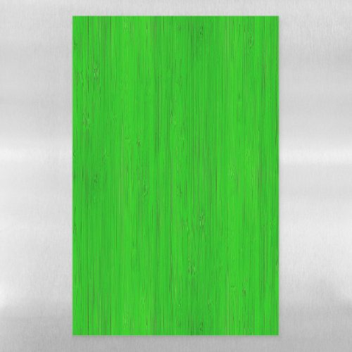 Bright Green Bamboo Wood Grain Look Magnetic Dry Erase Sheet
