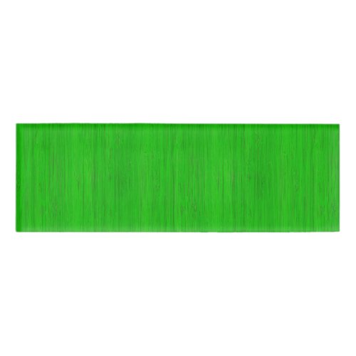 Bright Green Bamboo Wood Grain Look Name Tag