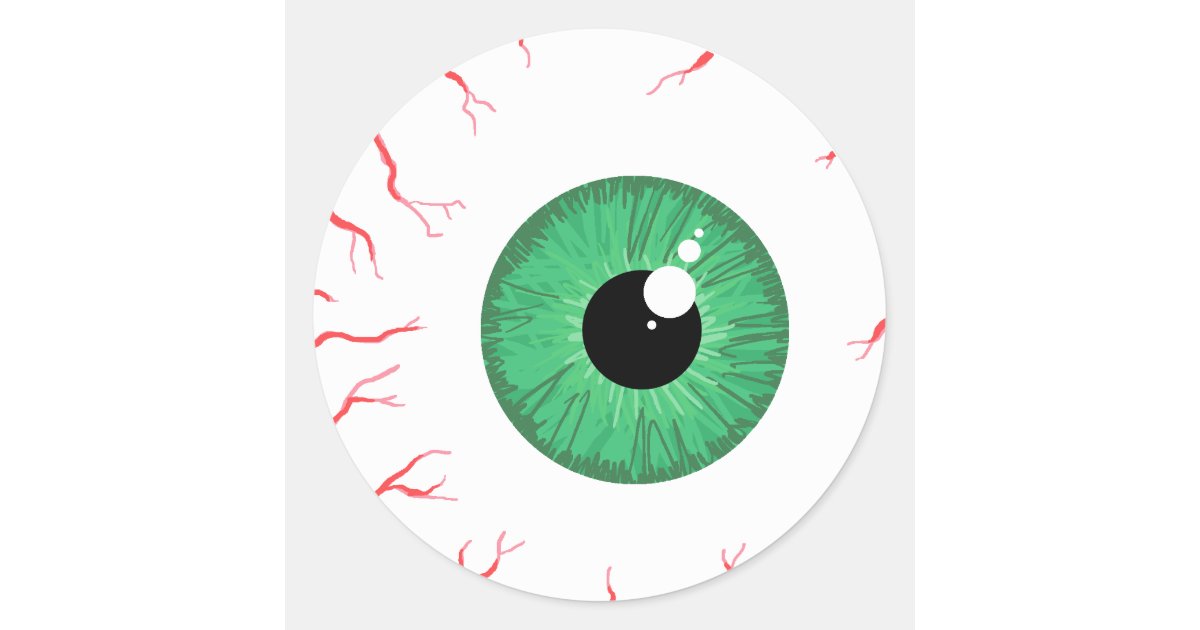 Open if you Dare, Scary Eyeball Sticker