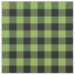 Bright Green Buffalo Check Plaid Fabric