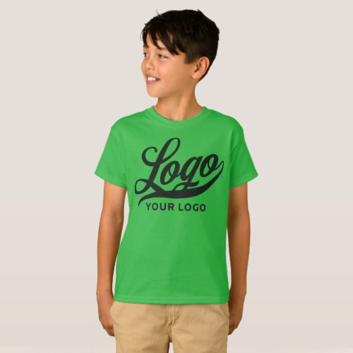 Bright Green Company Logo Swag Business Kids Boys T_Shirt