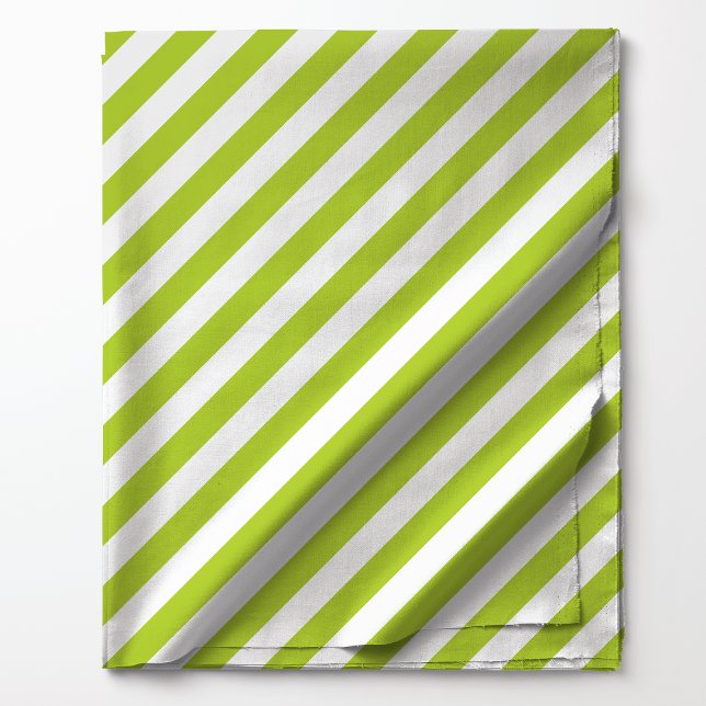 Bright Green Diagonal Stripes Pattern Fabric (Creator Uploaded)