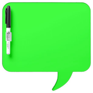Bright Green Dry Erase Board