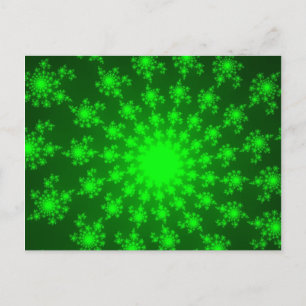Bright Green Eye Postcard