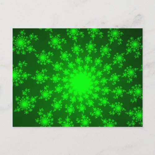 Bright Green Eye Postcard