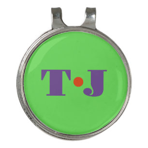 Bright Green Golf Hat Clip