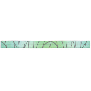 Bright Green Hues Creative Leave Pattern Elastic Hair Tie