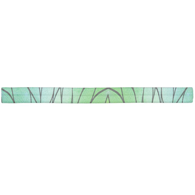 Bright Green Hues Creative Leave Pattern  Elastic Hair Tie (Unwrapped)